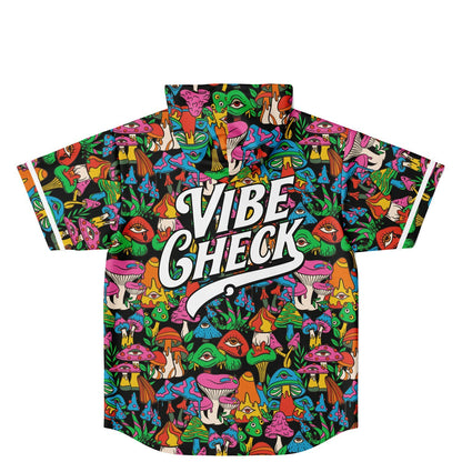 Vibe check Hooded Baseball Jersey