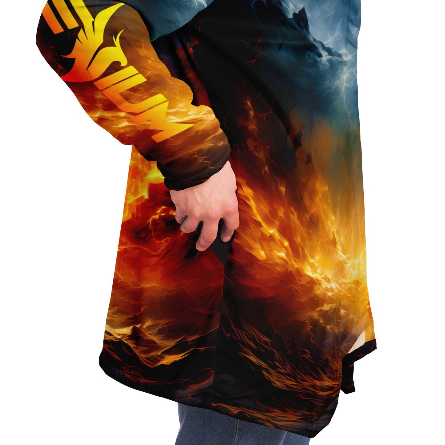 Phoenix on fire rave Cloak