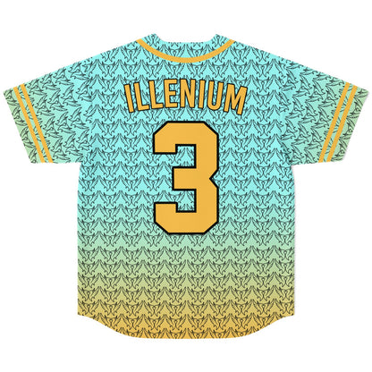 Gold illenium Baseball Jersey