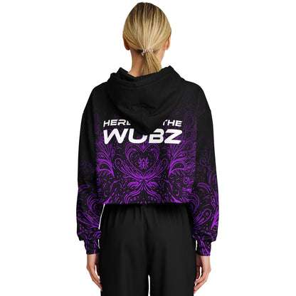 Here for the wubz Cropped Hoodie