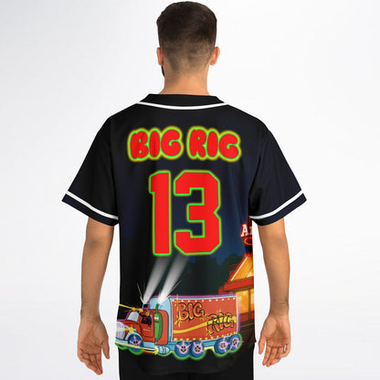 Big Rig custom Baseball Jersey