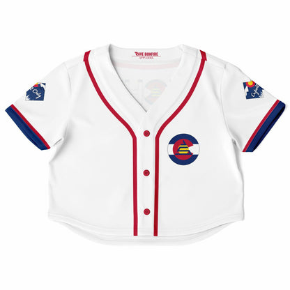 John R custom Cropped Baseball Jersey