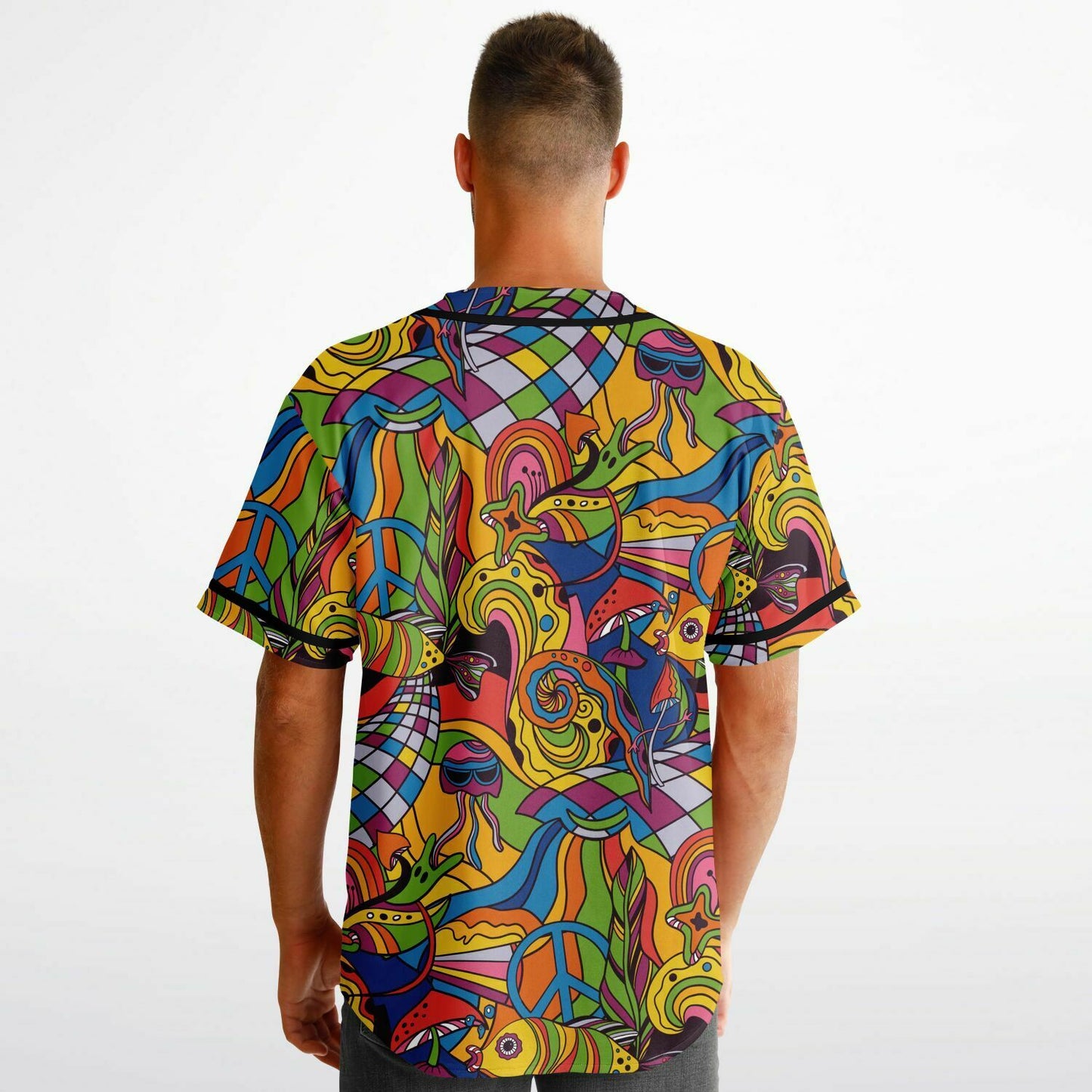 Stay Groovy Reversible Baseball Jersey