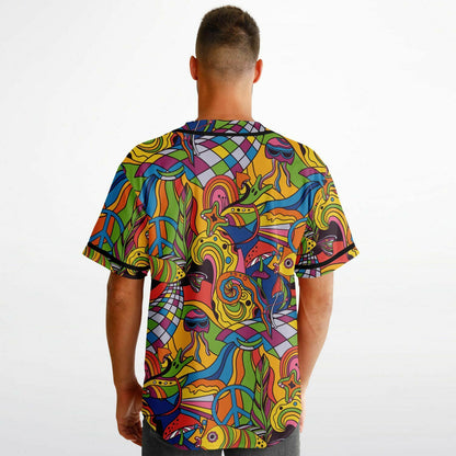 Stay Groovy Reversible Baseball Jersey