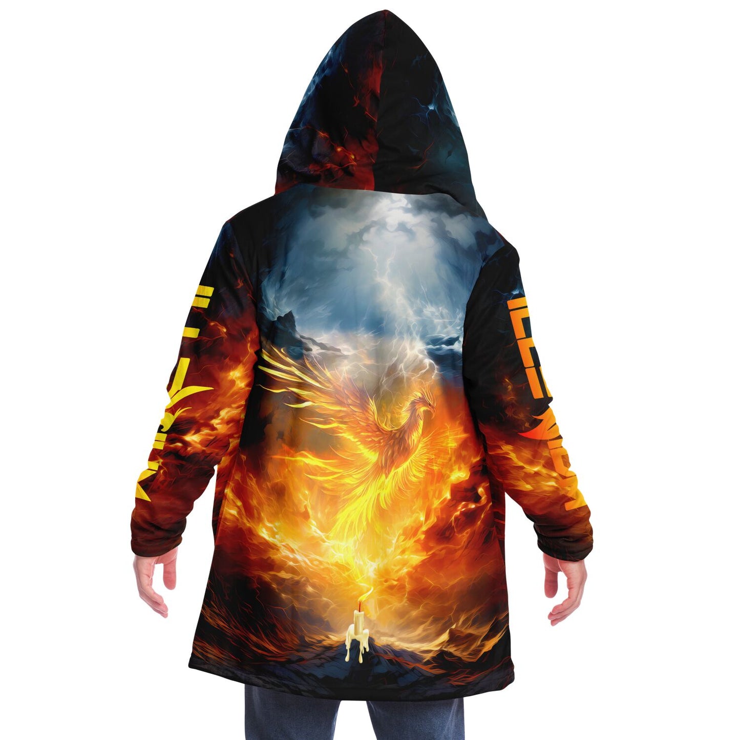 Phoenix on fire rave Cloak