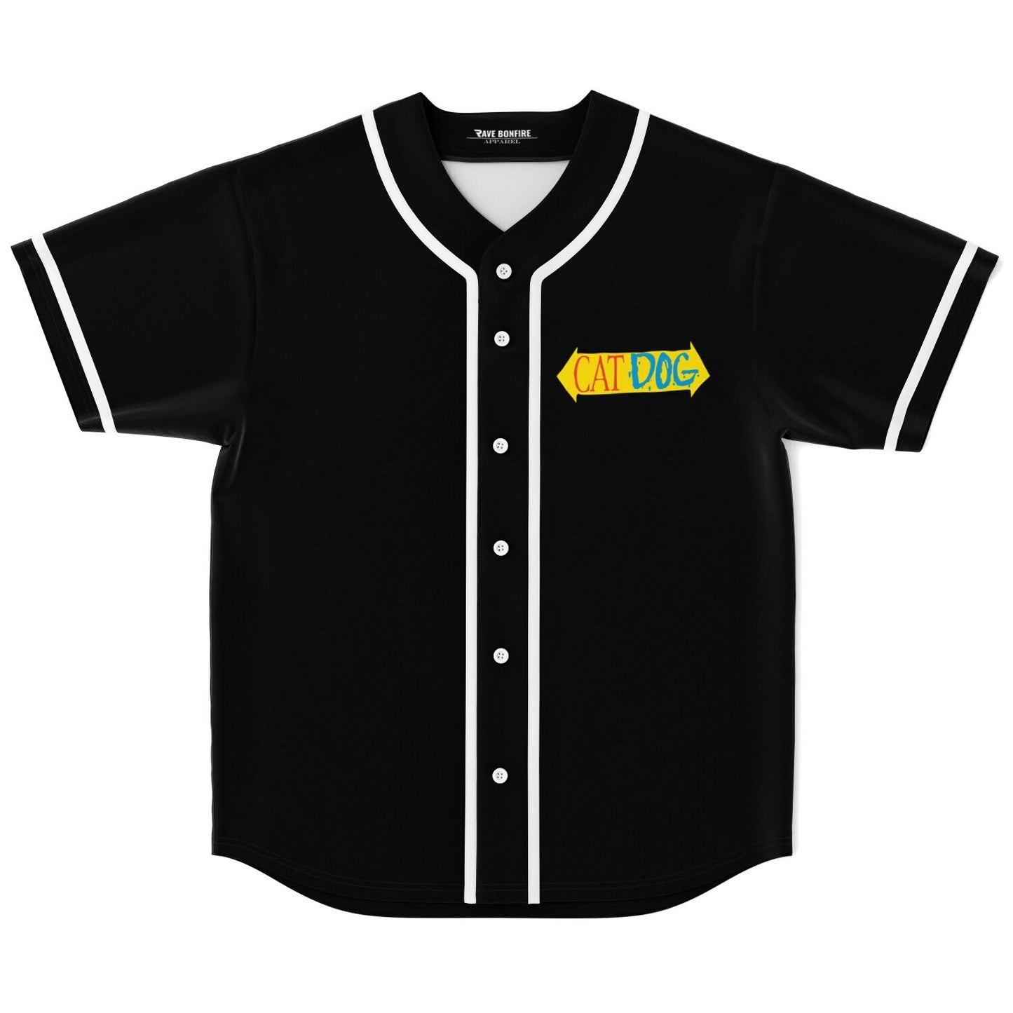 Cat Dog custom Baseball Jersey  V2