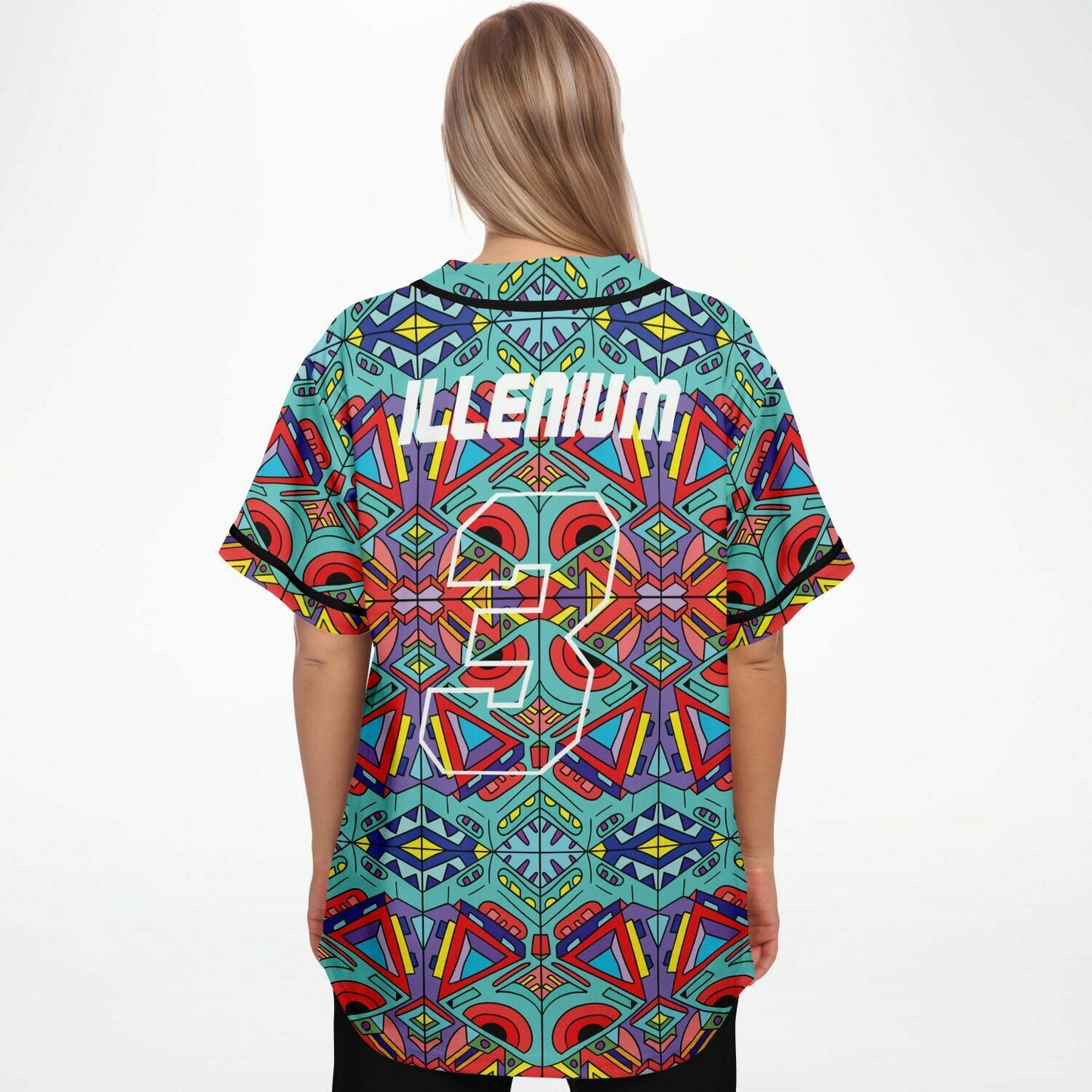 Trippy Doddle patter 01 Baseball Jersey