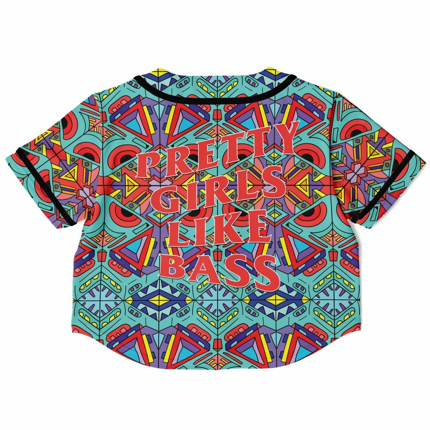 Pretty Girls Like Bass Cropped Baseball Jersey
