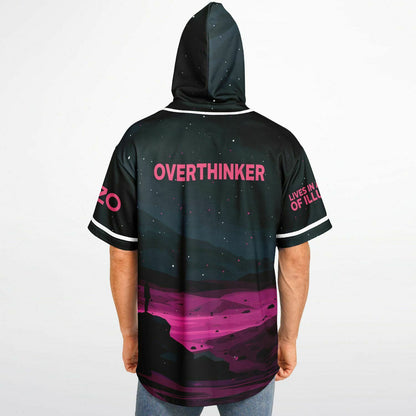 Overthinker Hooded Baseball Jersey