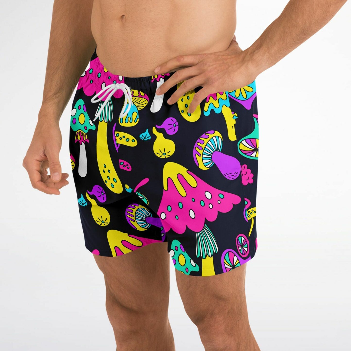 Acid Mushrooms Swim Trunks