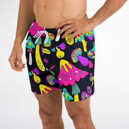 Acid Mushrooms Swim Trunks