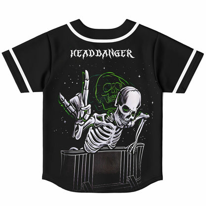 Little HeadBanger Kids Baseball Jersey