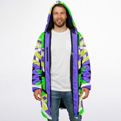 Alien pattern Zipper Cloak