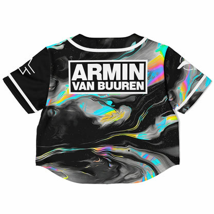 Cropped Baseball Jersey - AOP