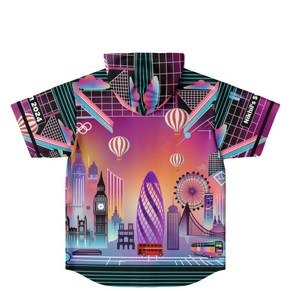 Kaushik custom Hooded Baseball Jersey