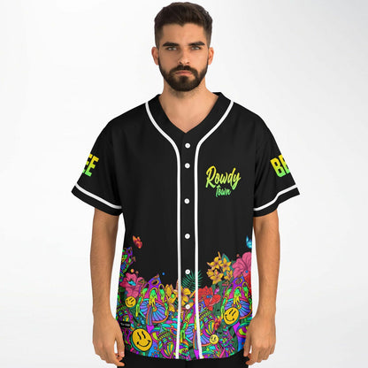 Rowdy Town Baseball Jersey  V1
