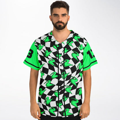 Worm time babe Baseball Jersey
