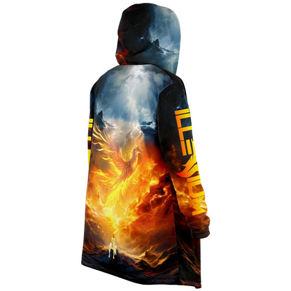 Phoenix on fire rave Cloak
