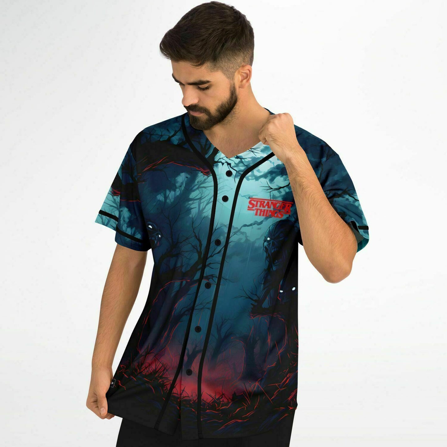Stranger things Halloween Baseball Jersey