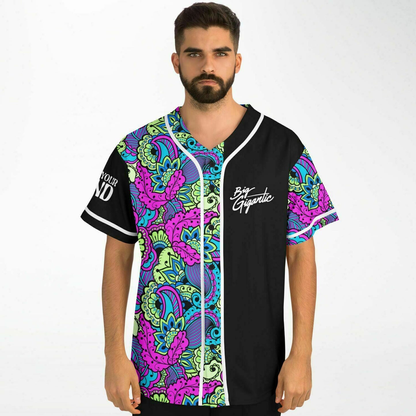 Open your Baseball Jersey