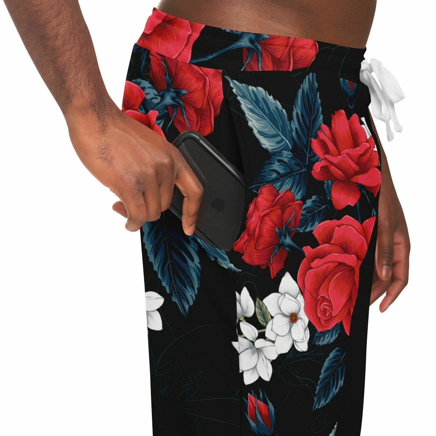 Red Flowers Fashion Jogger (new)