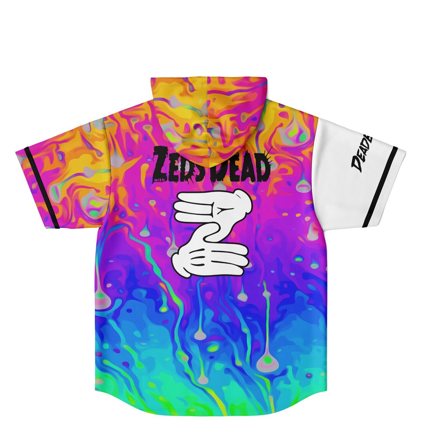KG custom Hooded Baseball Jersey