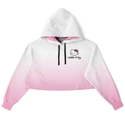 Hello Riddim Cropped Hoodie