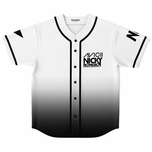 Edwin F custom Baseball Jersey (White and black)