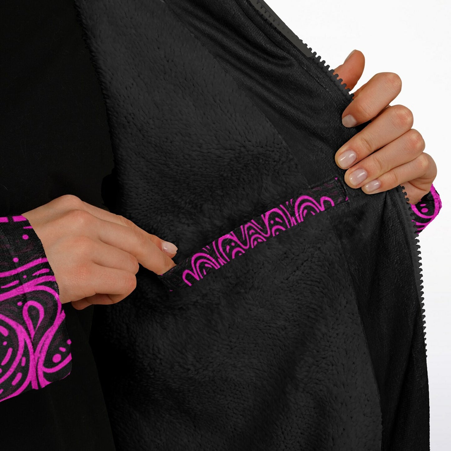 Trippy Zipper Cloak