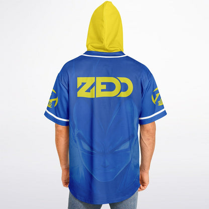 Vegeta Hooded Baseball Jersey