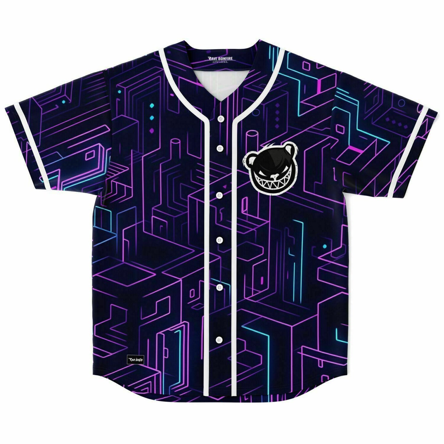 Bear Bass Baseball Jersey