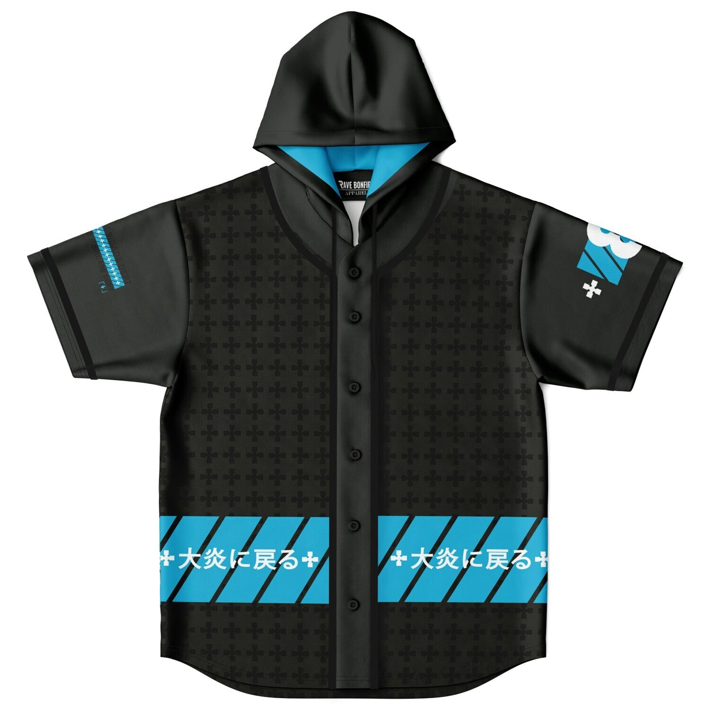 Zennon custom Hooded Baseball Jersey