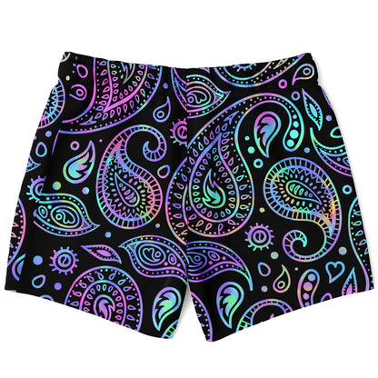 Colorful Paisley Swim Trunks Men (New)