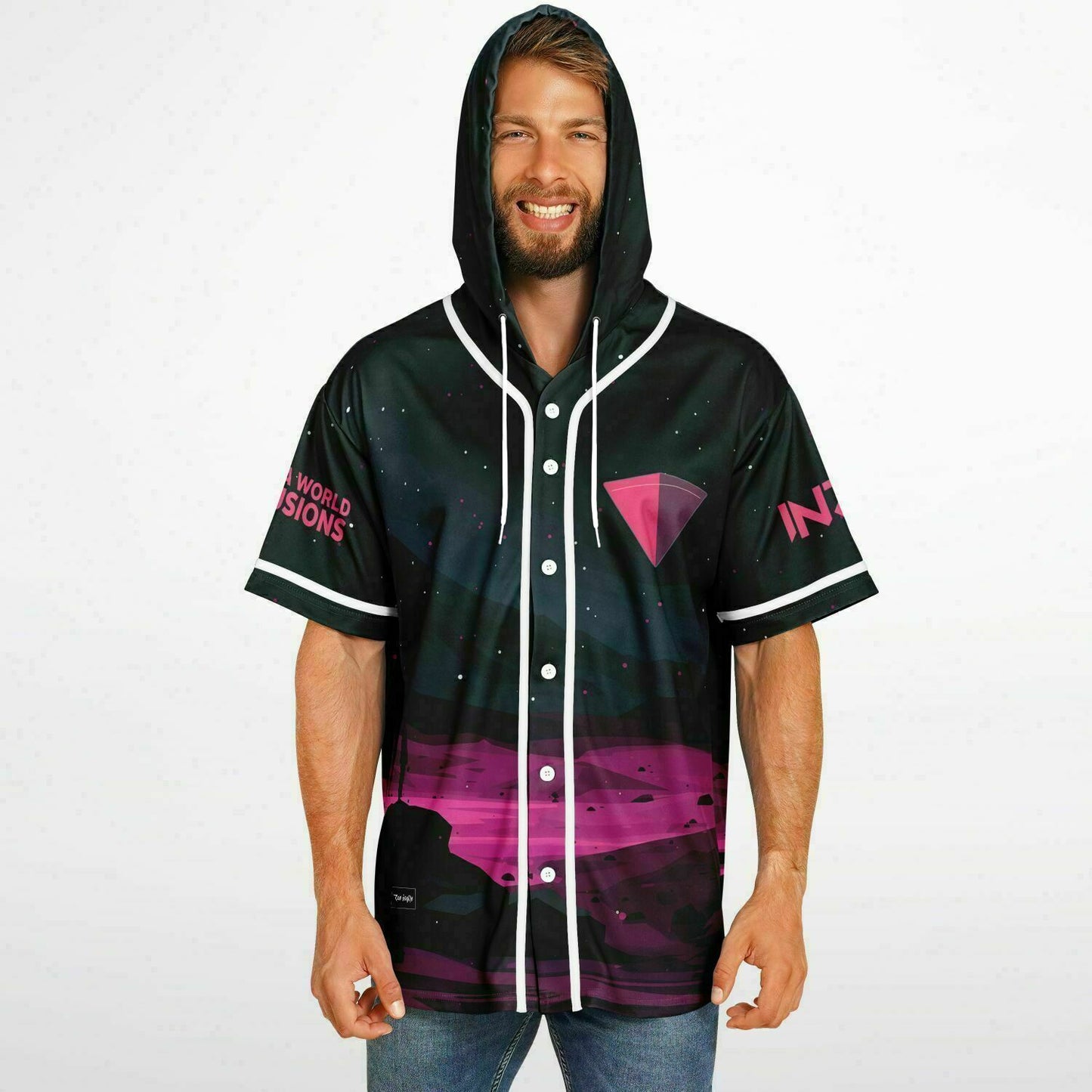 Overthinker Hooded Baseball Jersey
