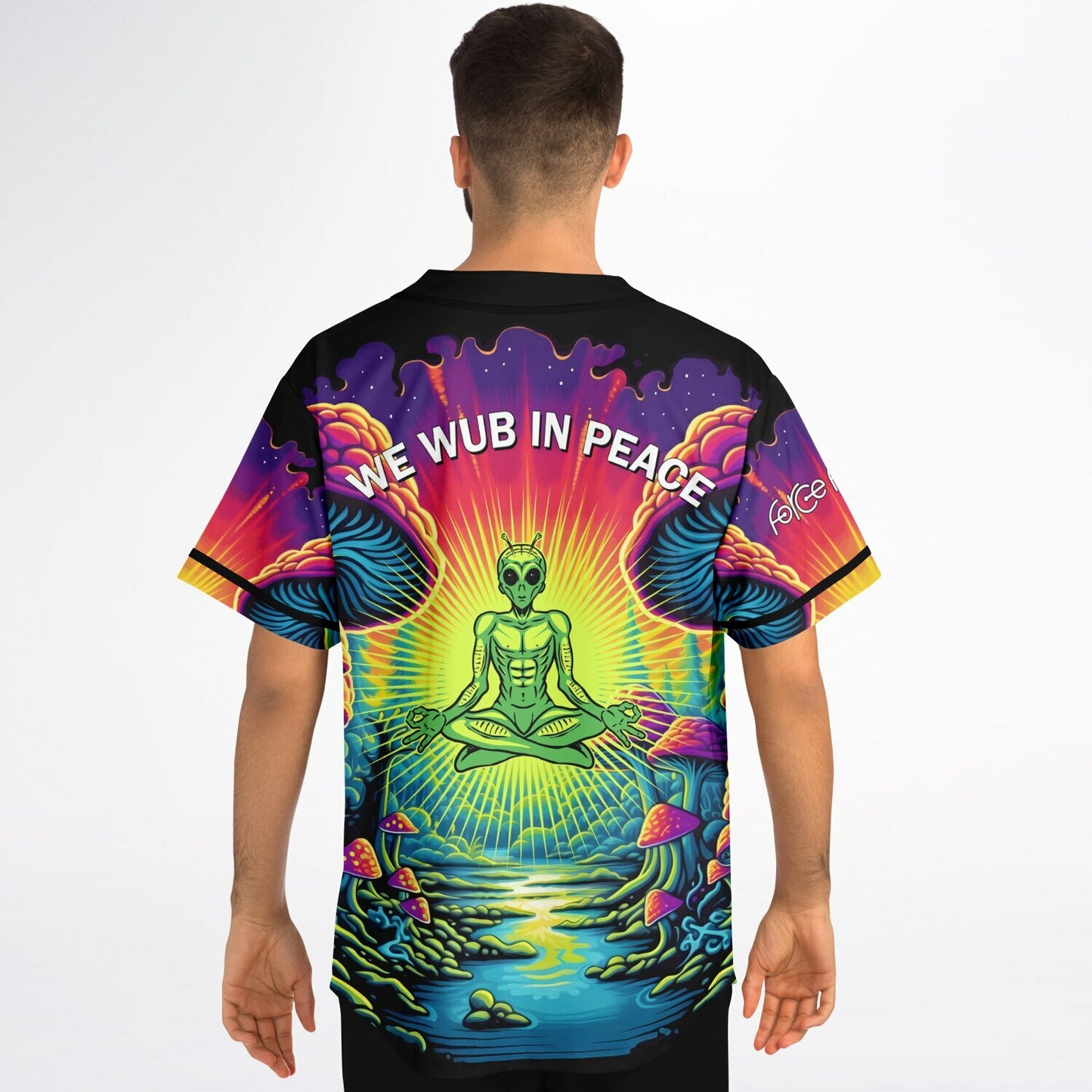 forcefield festival custom Baseball Jersey V1
