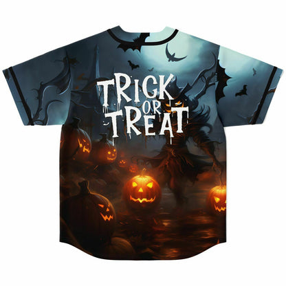 Trick or Treat Halloween Baseball Jersey
