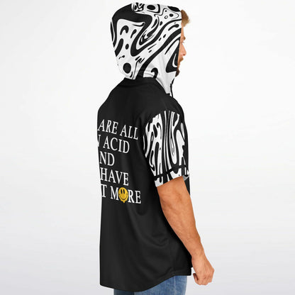 We are all on acid Hooded Baseball Jersey