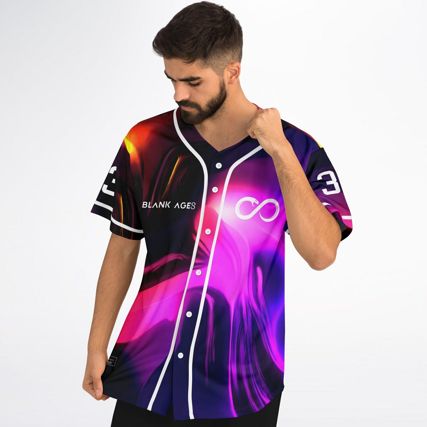 Blank ages Baseball Jersey V3