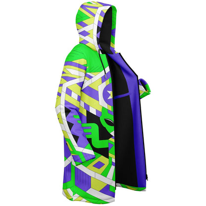 Alien pattern Zipper Cloak