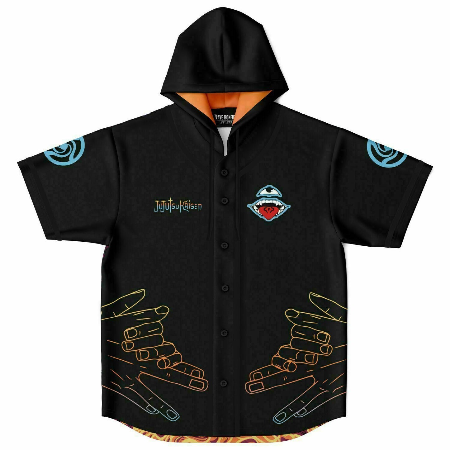 Sakuna Hooded Baseball Jersey