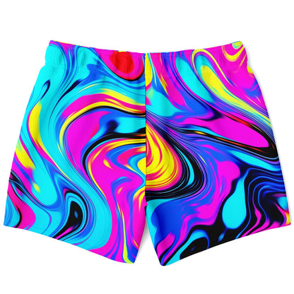 Stay Trippy rave Swim Trunks