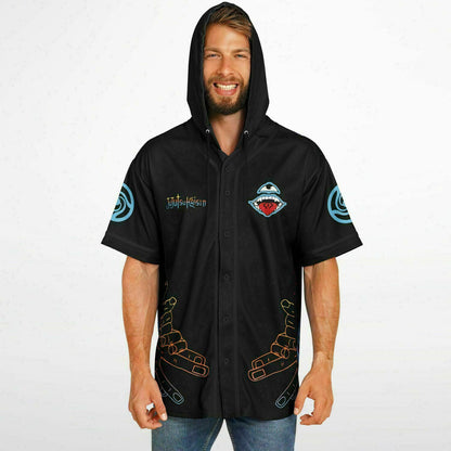 Sakuna Hooded Baseball Jersey