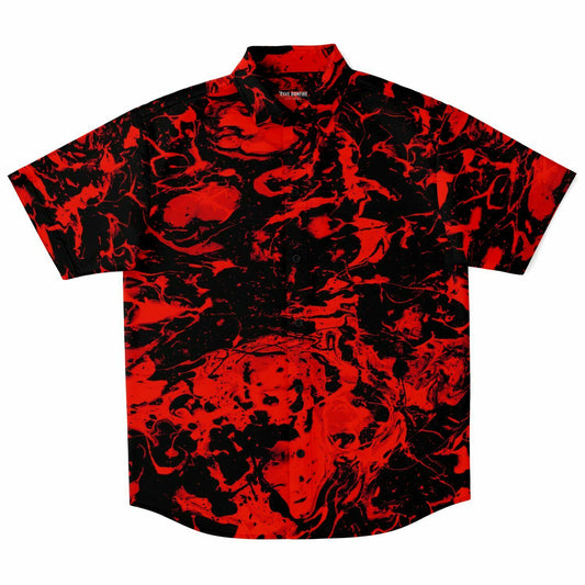 Red trippy Buttons up