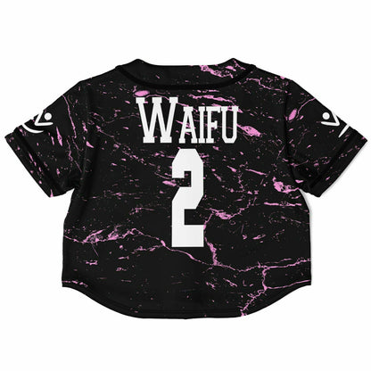 Adam waifu Cropped Baseball Jersey