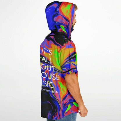 It's all about house Music Hooded Baseball Jersey