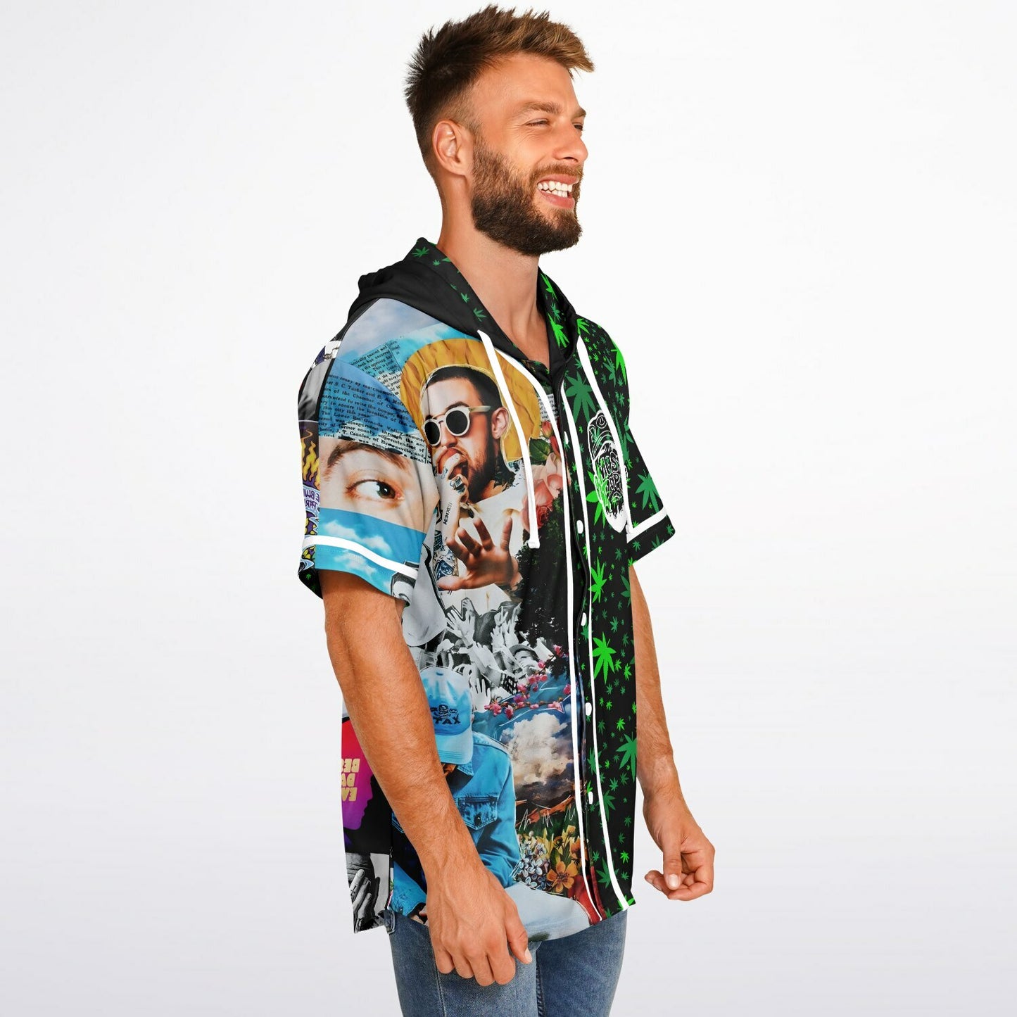 Kylene custom Hooded Baseball Jersey