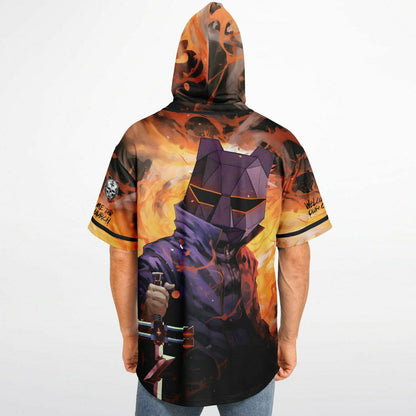 Phoenix custom Hooded Baseball Jersey