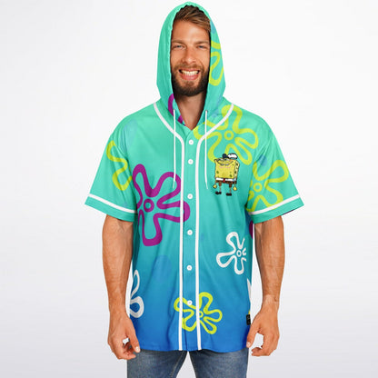 Spongebob Hooded Baseball Jersey