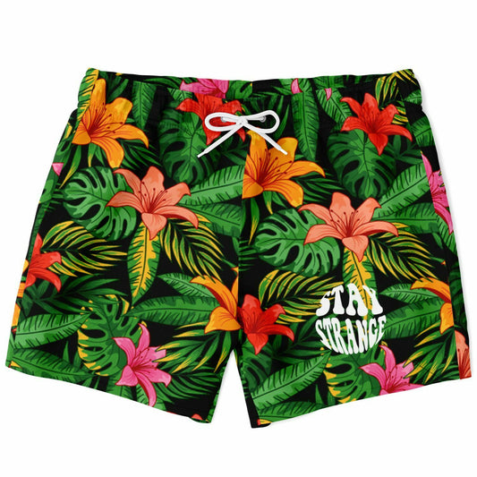 Stay Strange Swim Trunks
