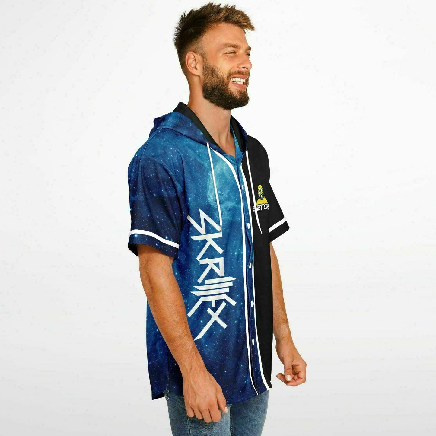 All in one Hooded Baseball Jersey